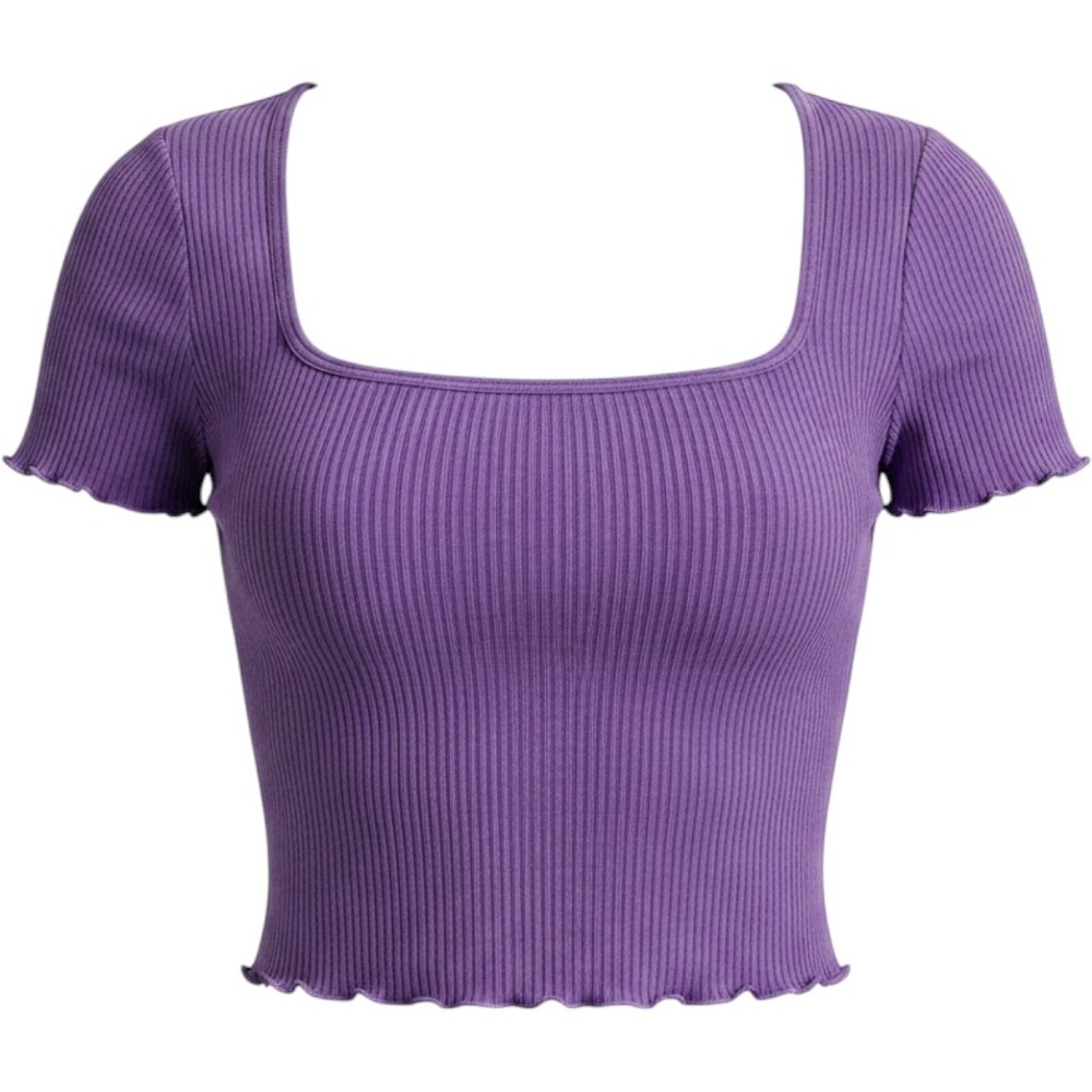 OFFLINE by Aerie Ribbed Square Neck‎ Crop Top Women Medium